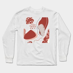 Red Leaves Long Sleeve T-Shirt
